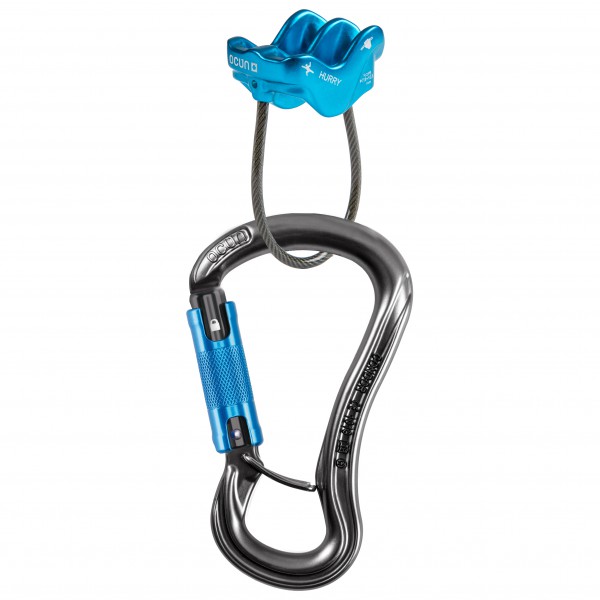 Ocun - Belay Set Condor Triple/Hurry - Sicherungsgerät grau/blau von Ocun