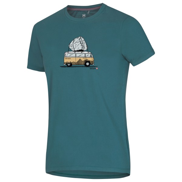 Ocun - Classic T Bus-Stone - T-Shirt Gr L;M;S;XL;XXL türkis von Ocun