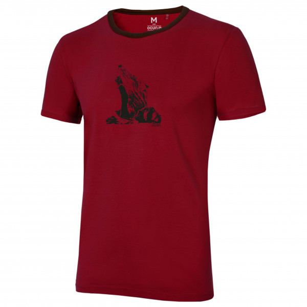 Ocun - Classic T Organic Airwolf - T-Shirt Gr M rot von Ocun