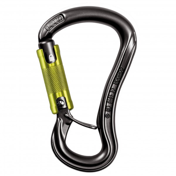 Ocun - Condor HMS Twist - HMS-Karabiner grau von Ocun