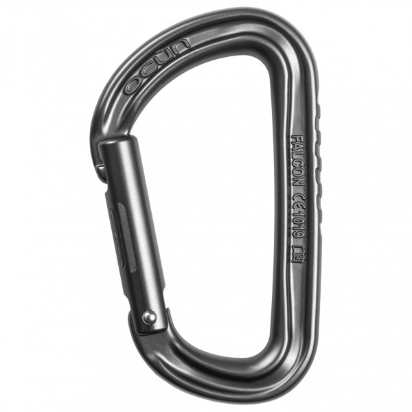 Ocun - Falcon Straight - Schnappkarabiner grau von Ocun