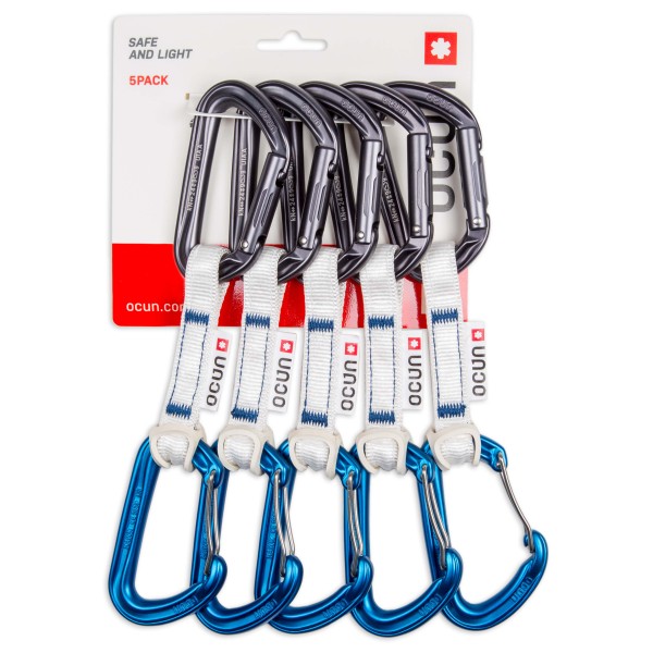 Ocun - Hawk QD Combi Bio-Dyn-Ring 15 mm - Express-Set Gr 10 cm - 6er-Pack grau Ocun - Hawk QD Combi Bio-Dyn-Ring 15 mm - Express-Set Gr 10 cm - 6er-Pack grau von Ocun