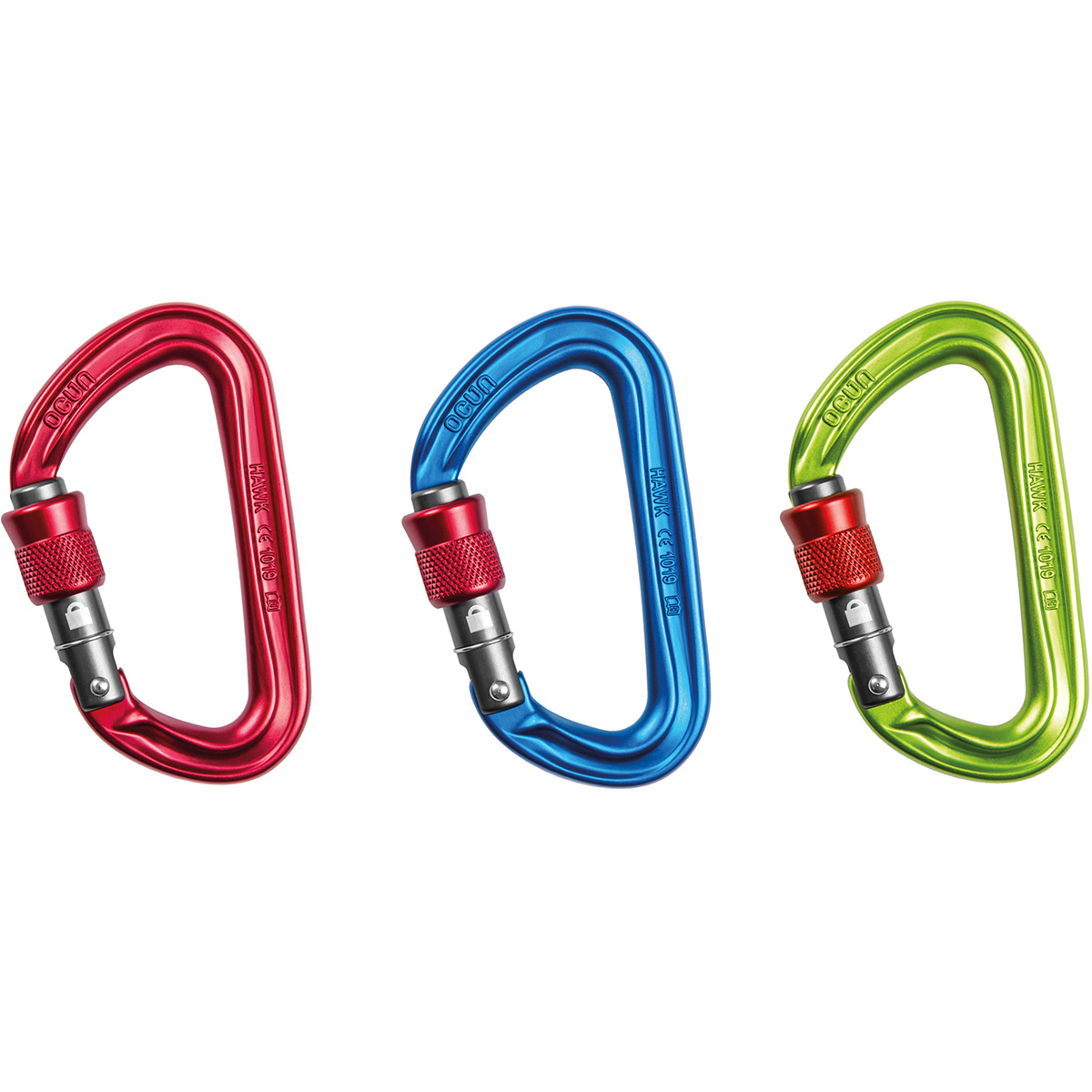 Ocun Hawk Screw 3-Pack Karabiner von Ocun