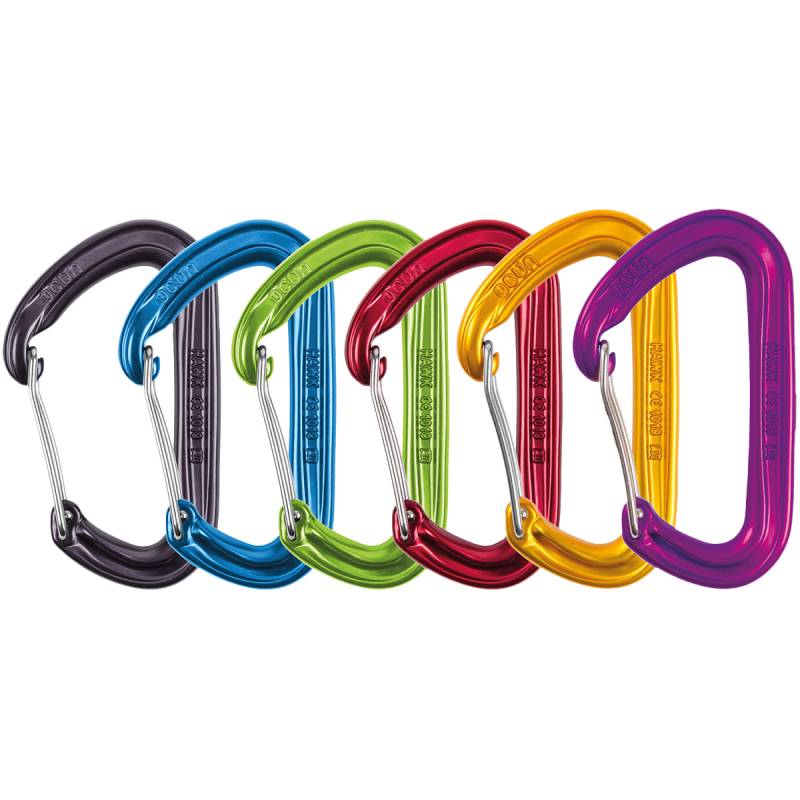 Ocun Hawk Wire Karabiner 6er Pack von Ocun