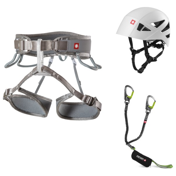 Ocun - Via Ferrata Twist Shard Set - Kletterset Gr XS-M grau/grün Ocun - Via Ferrata Twist Shard Set - Kletterset Gr XS-M grau/grün von Ocun