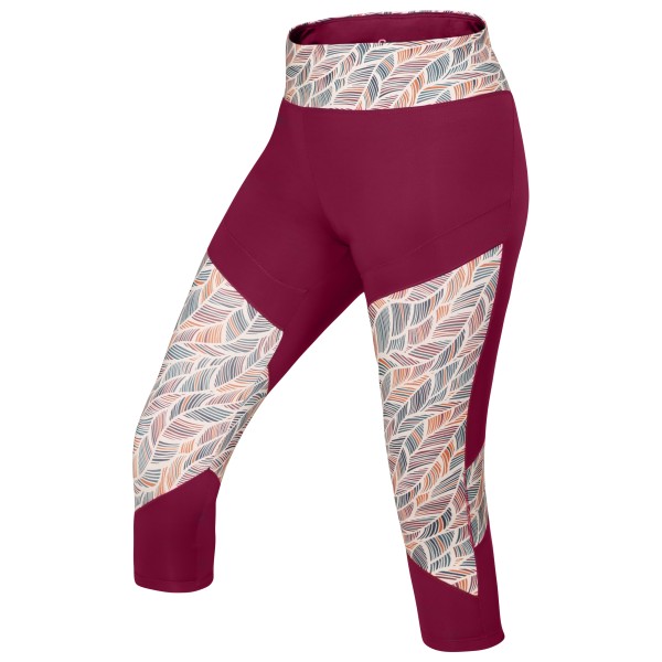 Ocun - Women's Rhea 3/4 Leggings - Leggings Gr L rot von Ocun