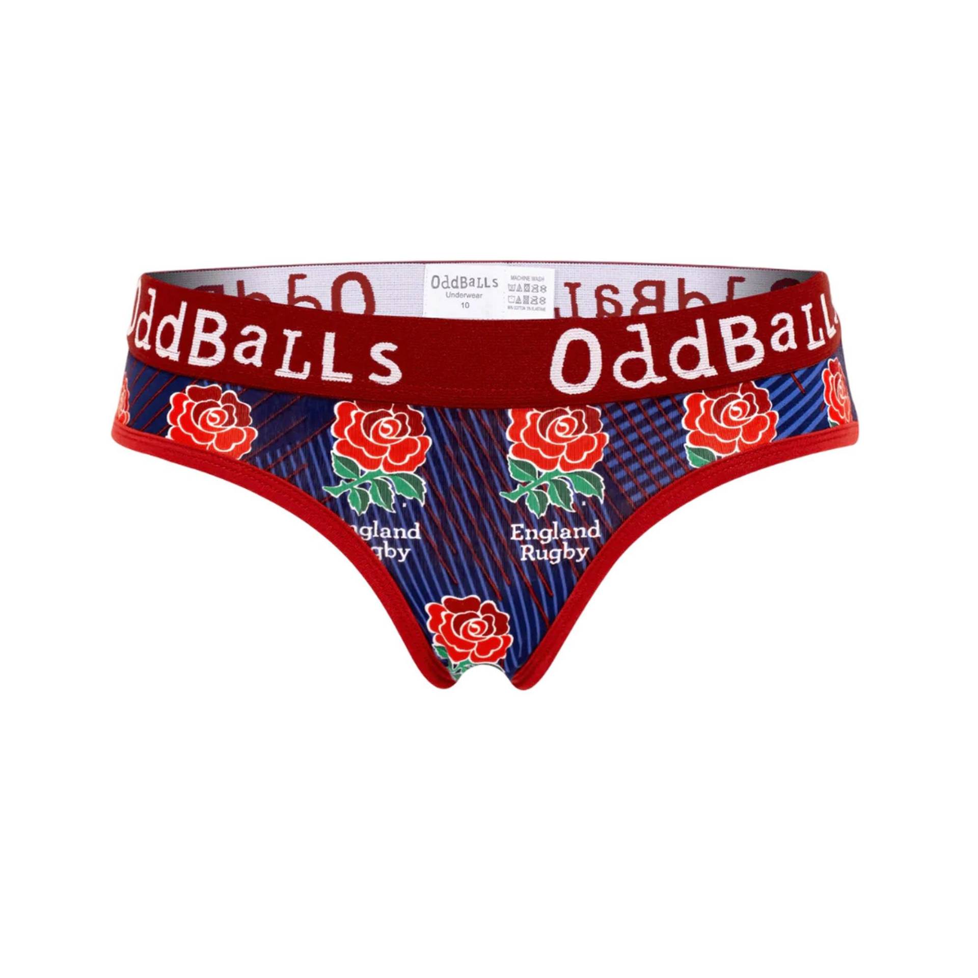 Alternate Slips Damen Rot Bunt 34 von OddBalls