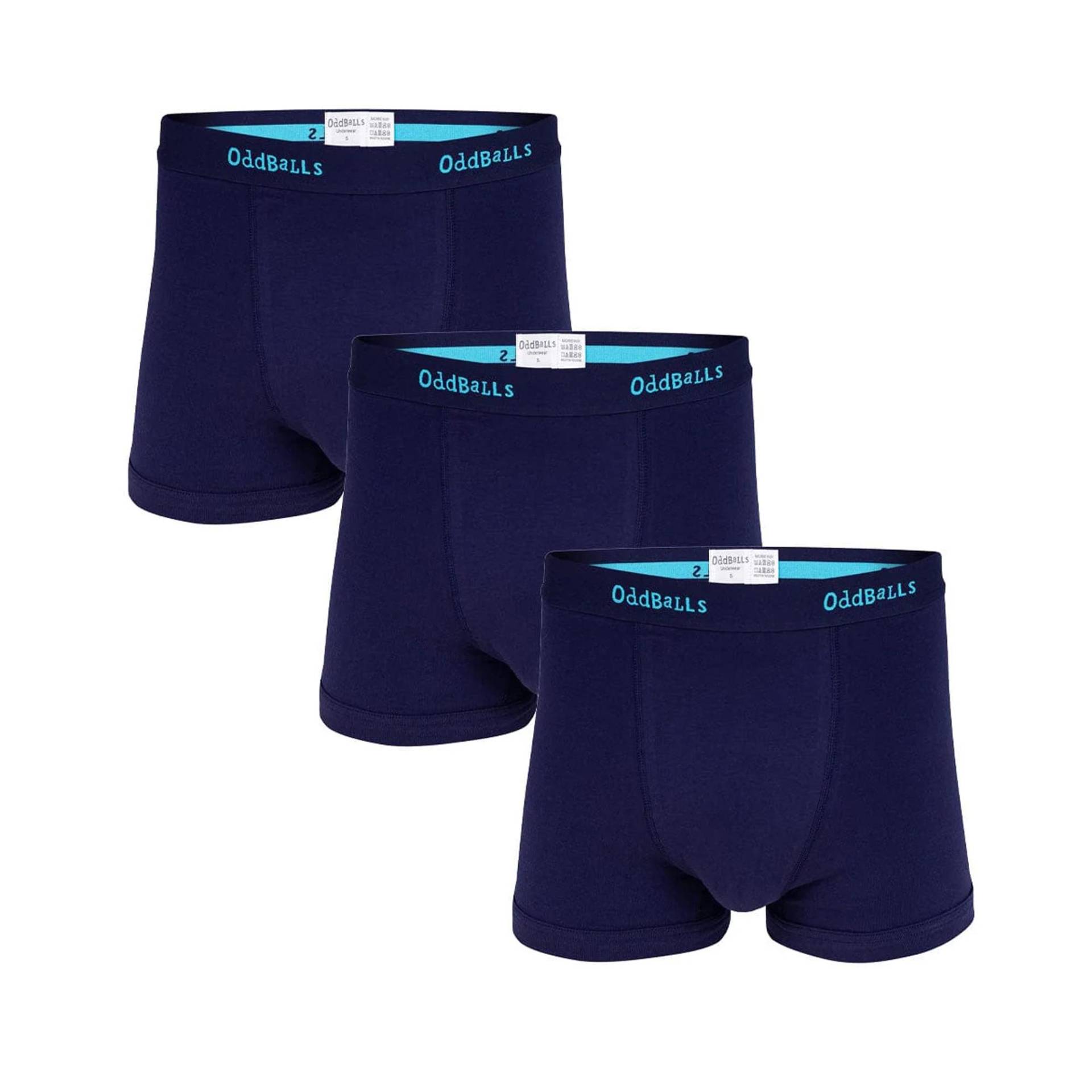 Boxershorts (3erpack) Herren Nachtblau L von OddBalls