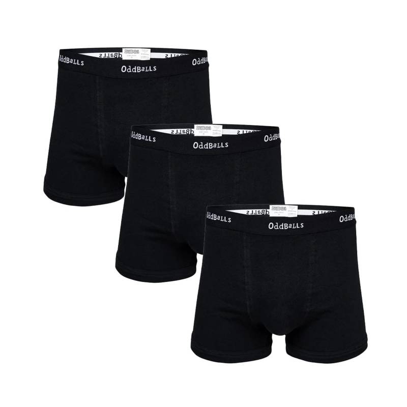 Boxershorts (3erpack) Herren Schwarz M von OddBalls