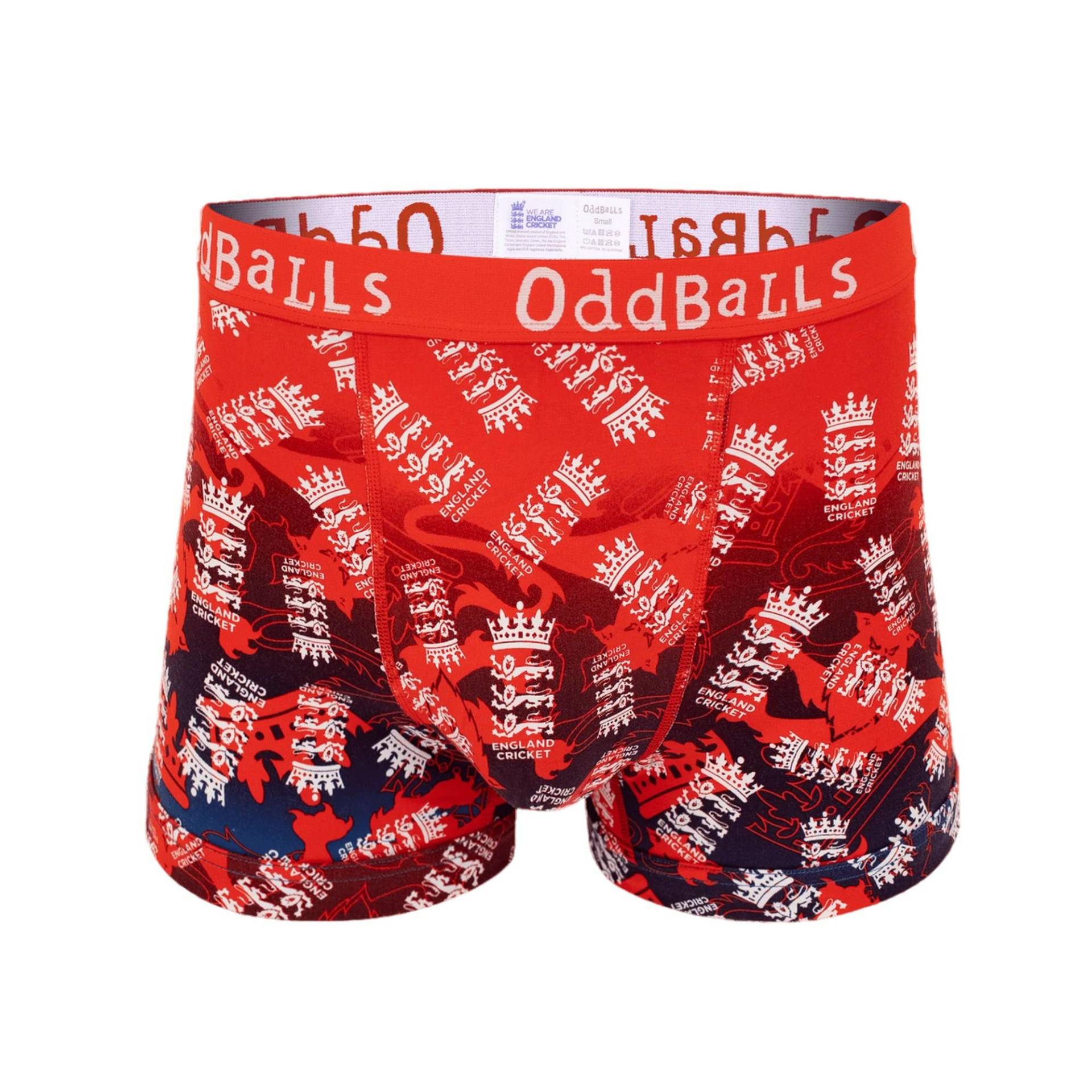 Boxershorts Herren Rot Bunt XS von OddBalls