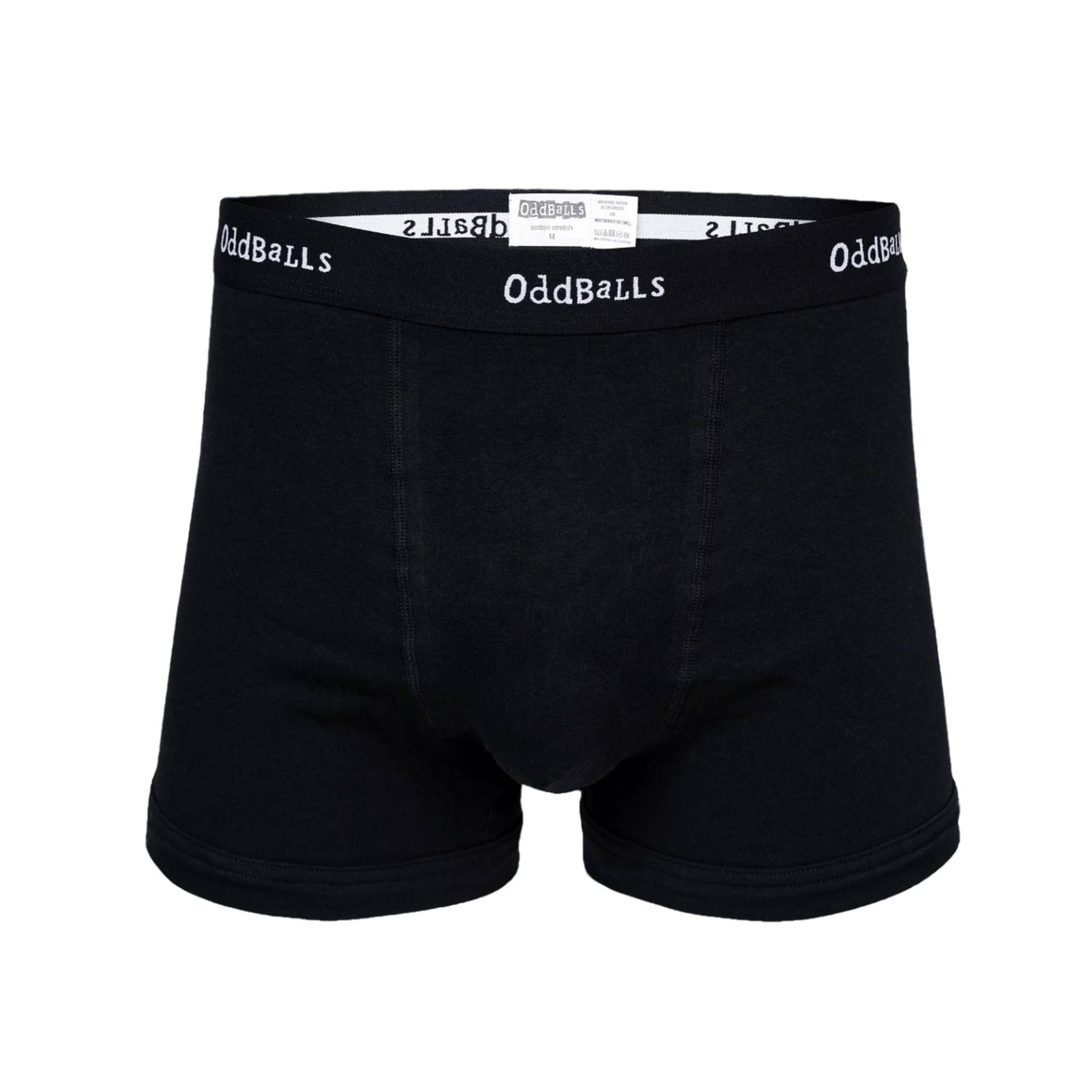 Boxershorts Herren Schwarz M von OddBalls