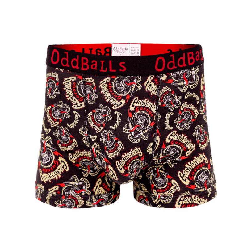 Boxershorts Herren Schwarz S von OddBalls