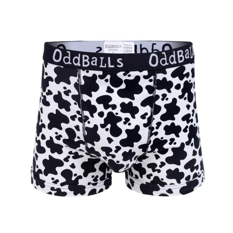 Fat Cow Boxershorts Herren Schwarz S von OddBalls