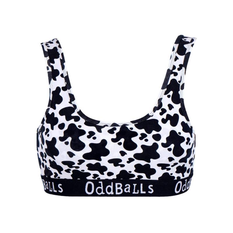 Fat Cow Bralette Damen Schwarz L von OddBalls