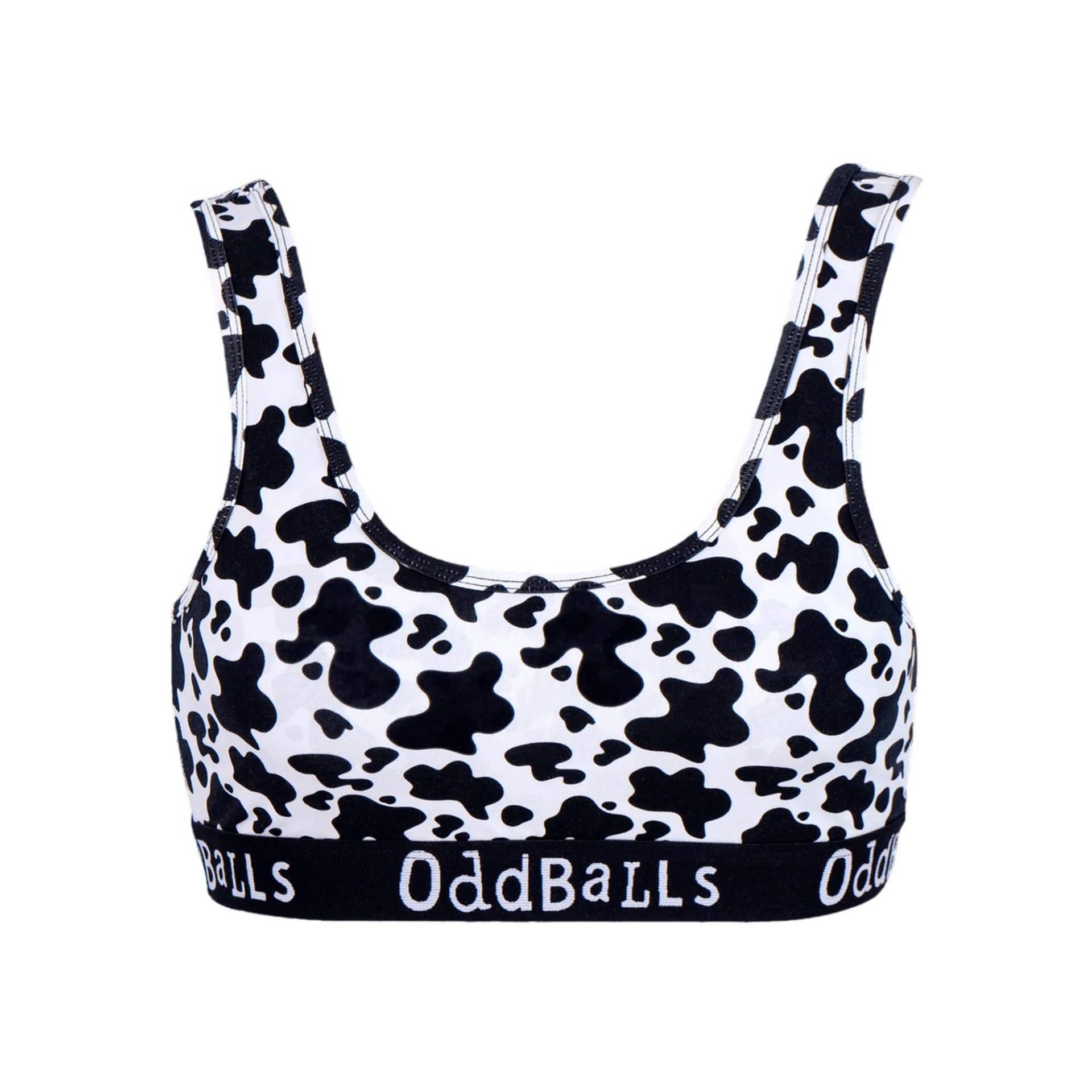 Fat Cow Bralette Damen Schwarz S von OddBalls