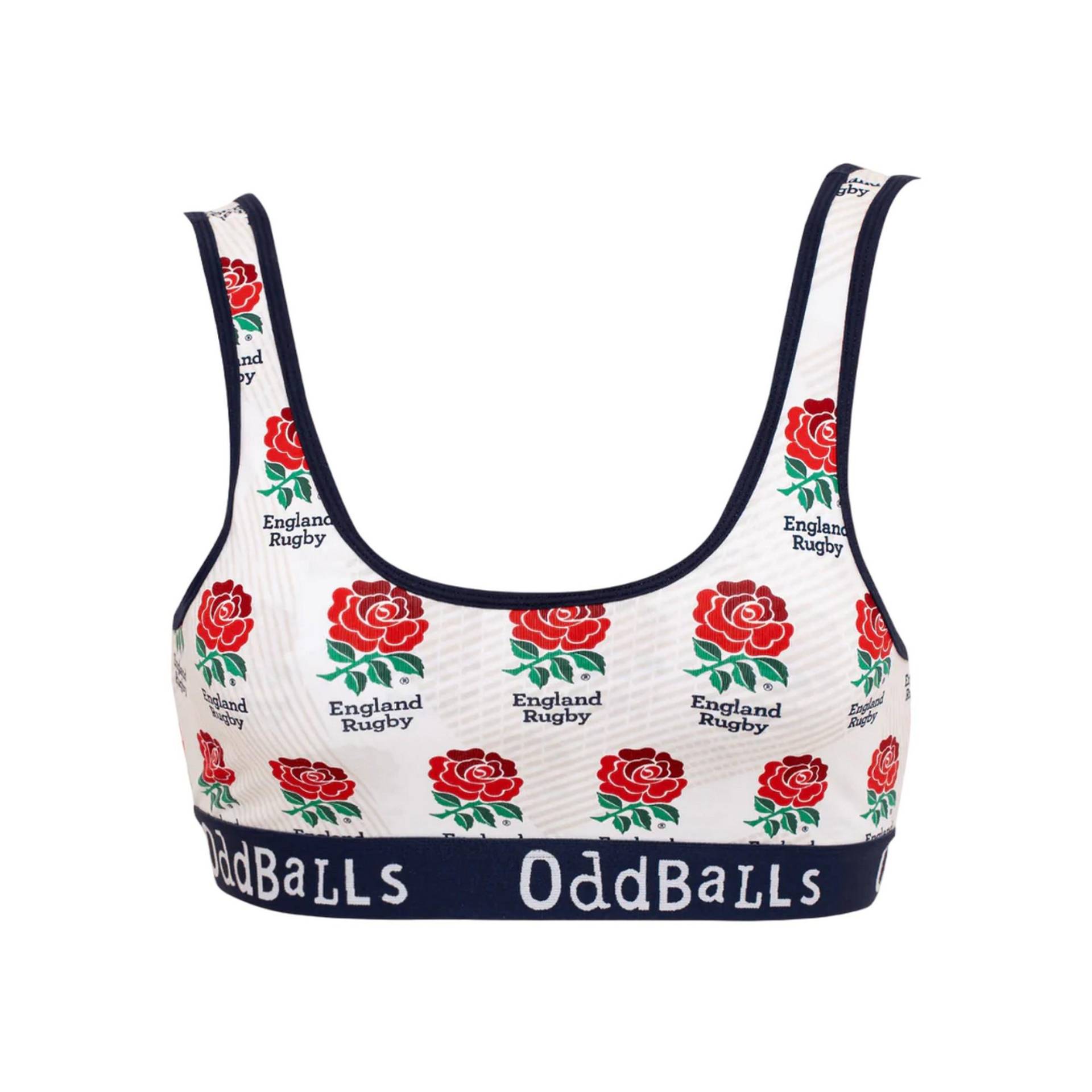 Home Bralette Damen Weiss 3XL von OddBalls