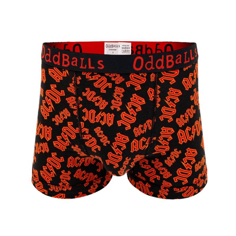 Repeat Logo Boxershorts Herren Rot Bunt XXS von OddBalls