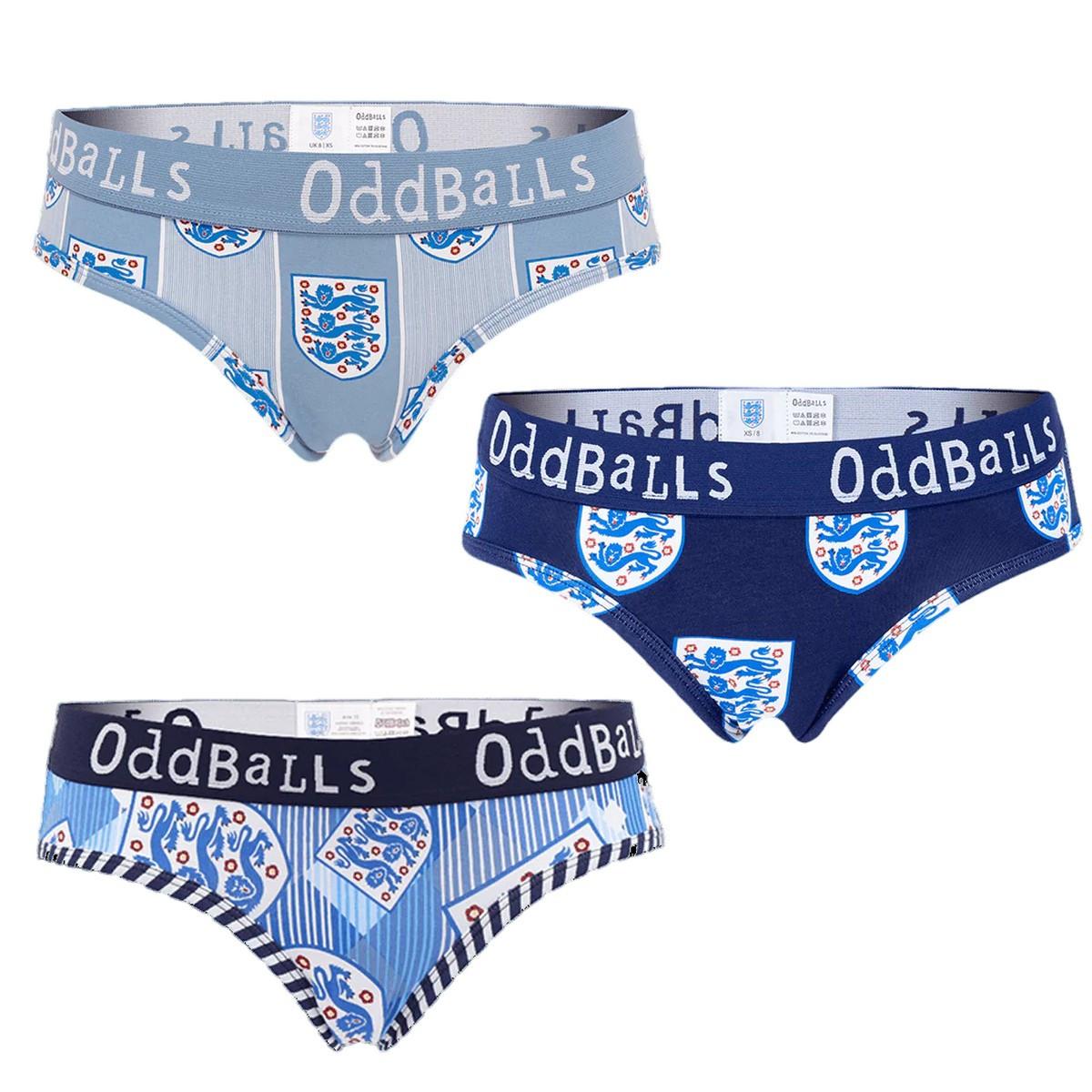 Slips (3erpack) Damen Blau 32 von OddBalls