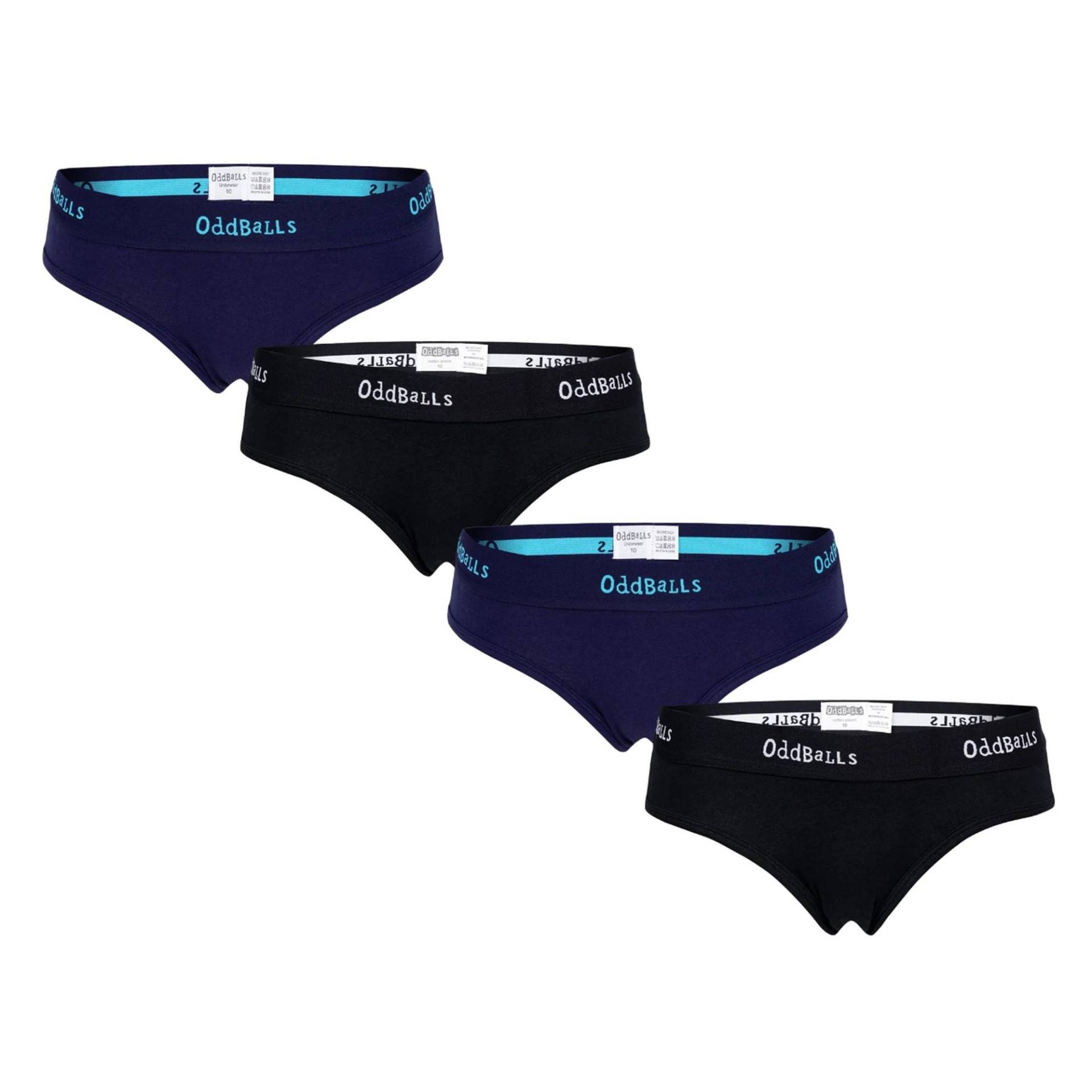 Slips (4erpack) Damen Nachtblau 32 von OddBalls