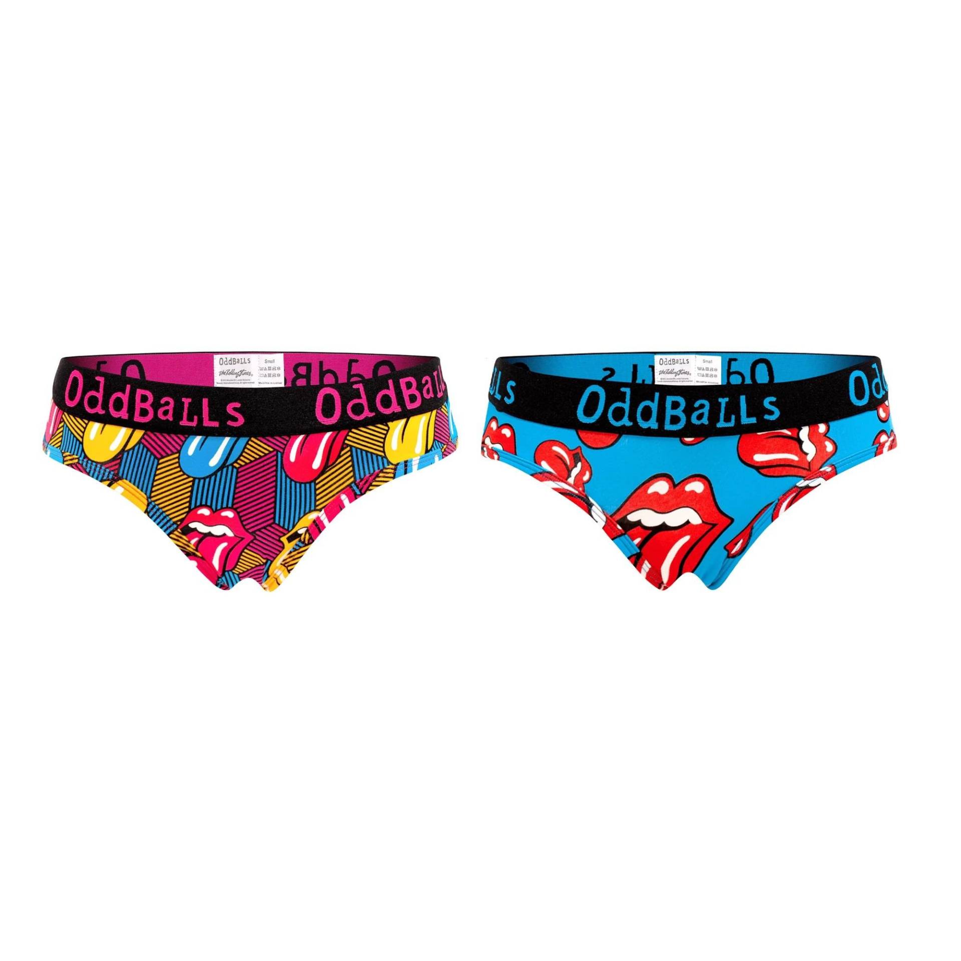 Slips Logo (2erpack) Damen Multicolor 32 von OddBalls