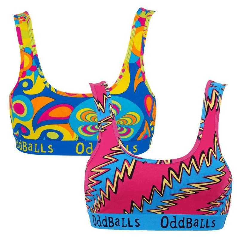 Sparkling Bralette (2erpack) Damen Multicolor L von OddBalls