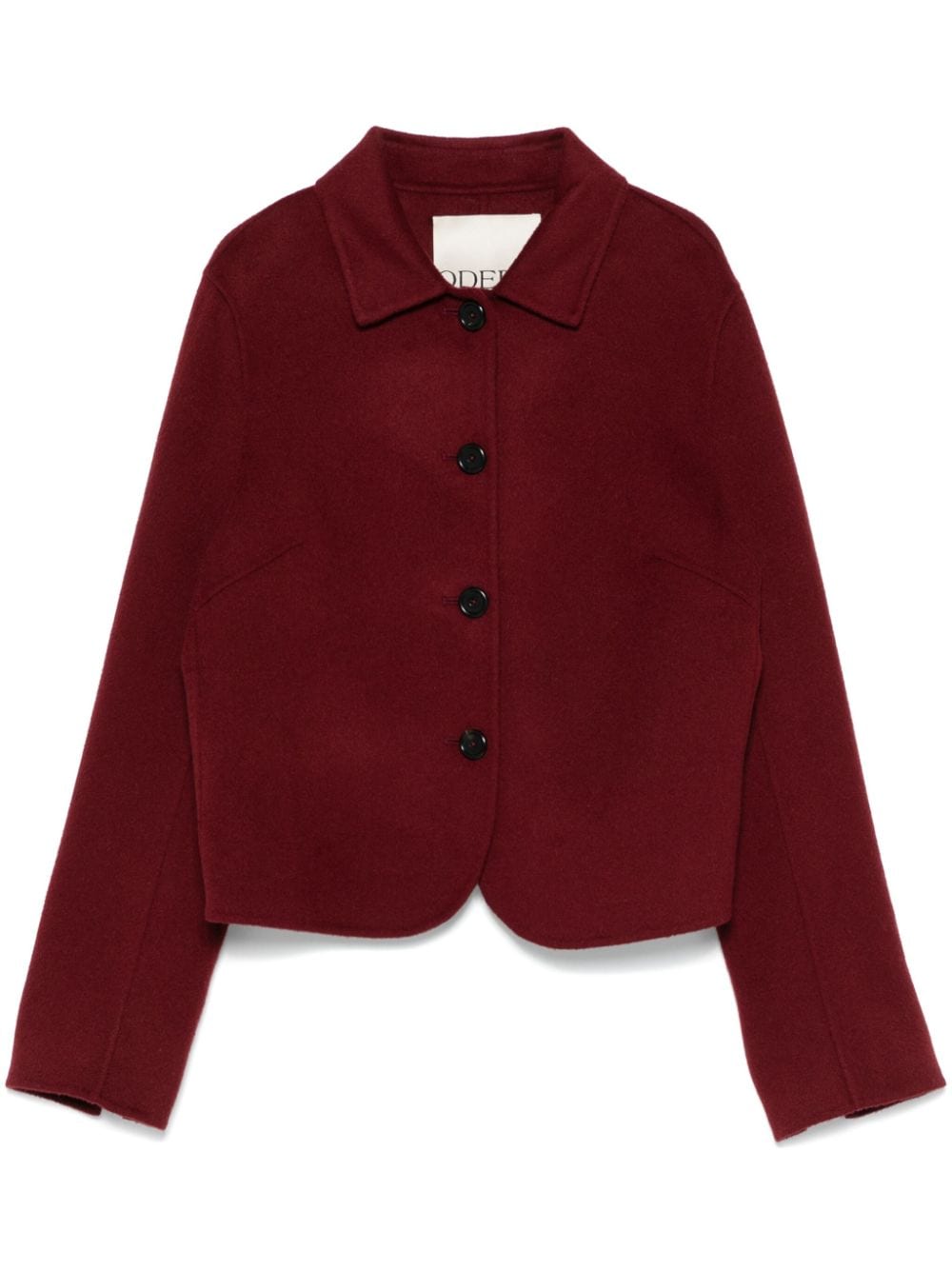 Odeeh brushed-effect jacket - Red von Odeeh