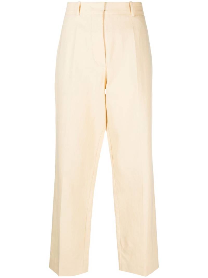 Odeeh mid-rise straight-leg trousers - Neutrals von Odeeh