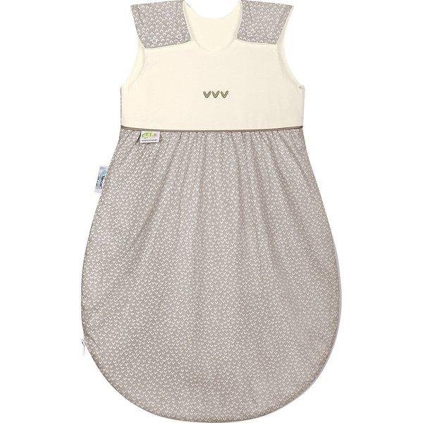 Sommerschlafsack Klimasoft Cold Little Hearts Sweet Chocolate 70 Cm Unisex Beige von Odenwälder