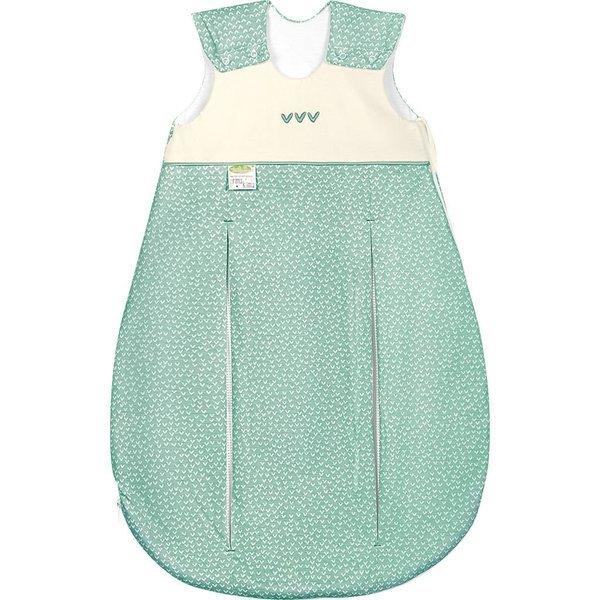 Schlafsack Prima Klima Jersey Little Hearts Deep Forest 70 Cm Unisex Waldgrün von Odenwälder