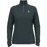 ODLO Damen Ski Unterzieher Millennium Element 1/2 Zip dunkelblau | L von Odlo