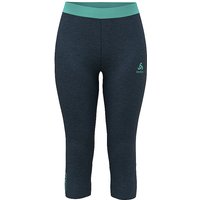 ODLO Damen Unterzieh Hose Revelstoke Performance Wool 150 3/4 blau | L von Odlo