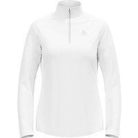 ODLO Damen Unterzieh Zipshirt Besso Mid Layer weiss | L von Odlo