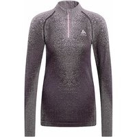 ODLO Damen Unterzieh Zipshirt Blackcomb grau | L von Odlo