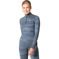 ODLO Damen Unterzieh Zipshirt Whistler grau | L von Odlo