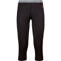 ODLO Damen Unterziehhose Natural 100% Merino Warm 3/4  schwarz | XL von Odlo