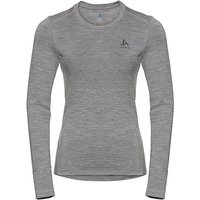 ODLO Damen Unterziehshirt Natural 100% Merino Warm grau | L von Odlo