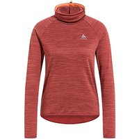 ODLO Damen Unterziehshirt Run Easy Warm dunkelrot | M von Odlo