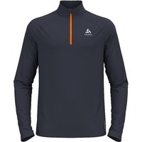 ODLO Herren Unterzieh Zipshirt Essentials Ceramiwarm dunkelblau | M von Odlo