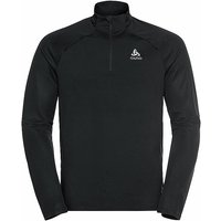 ODLO Herren Unterzieh Zipshirt Essentials Ceramiwarm schwarz | XL von Odlo