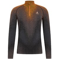 ODLO Herren Unterzieh Zipshirt Turtle Neck orange | L von Odlo