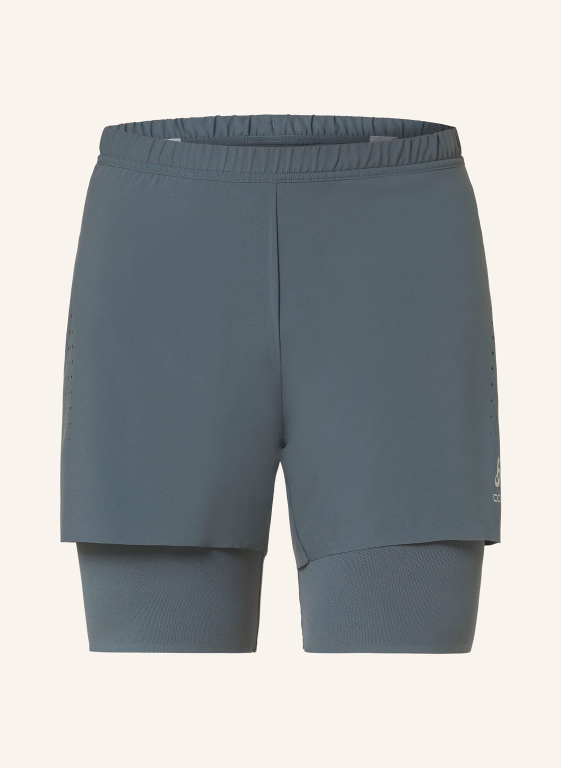 Odlo 2-In-1-Laufshorts Zeroweight gruen von Odlo