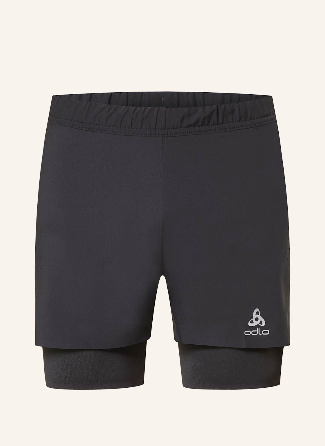 Odlo 2-In-1-Laufshorts Zeroweight schwarz von Odlo