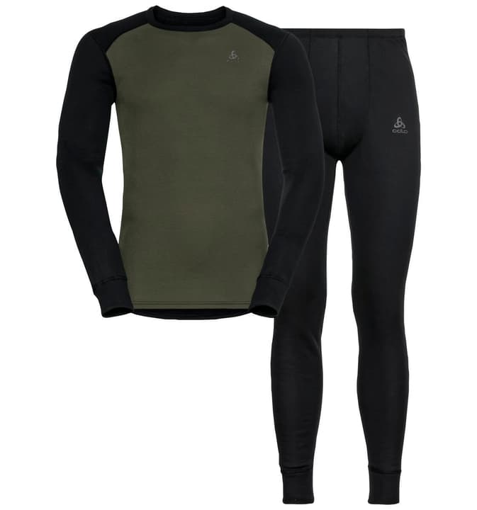 Odlo Active Warm Eco Set Thermoset olive von Odlo