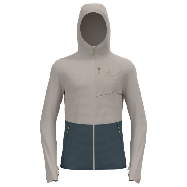 Odlo - Ascent Mid Layer Hoody Full Zip - Fleecejacke Gr XXL grau von Odlo