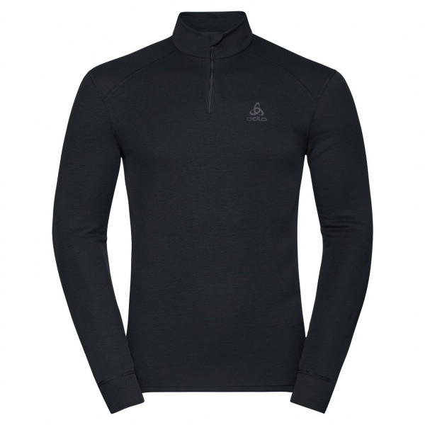 Odlo - BL Top Turtle Neck L/S Half Zip Active Warm - Kunstfaserunterwäsche Gr 3XL;L;M;S;XL;XXL grau;schwarz von Odlo