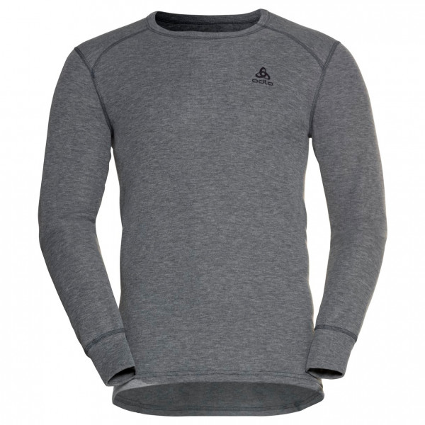 Odlo - Base Layer Top Crew Neck L/S Active Warm Eco - Kunstfaserunterwäsche Gr M grau von Odlo