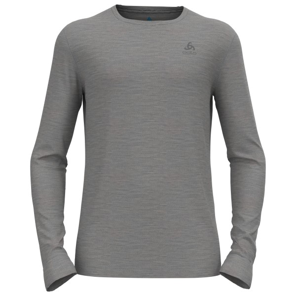 Odlo - Baselayer Top Crew Neck L/S Merino 200 - Merinounterwäsche Gr L grau von Odlo