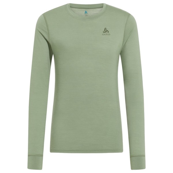 Odlo - Baselayer Top Crew Neck L/S Merino 200 - Merinounterwäsche Gr M oliv von Odlo