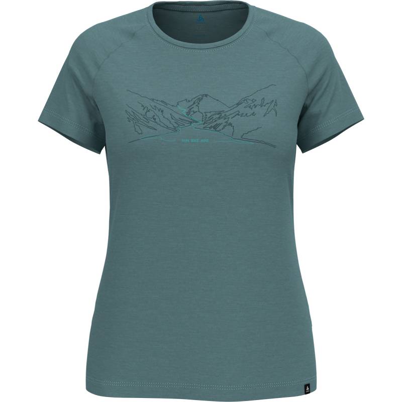 Odlo Damen Ascent PW 130 Run. Bike. Hike. T-Shirt von Odlo