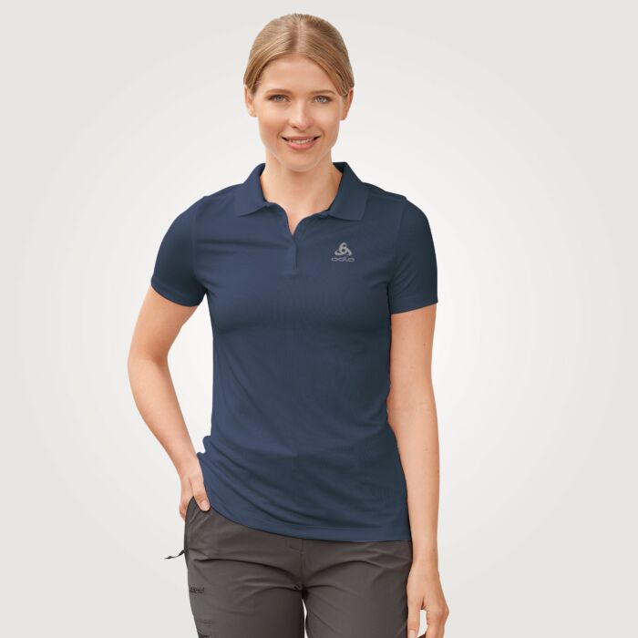 Odlo Damen F-Dry Polo-Shirt, marine von Odlo